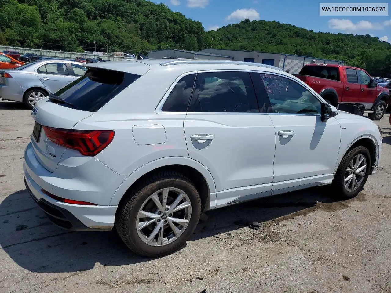 2021 Audi Q3 Premium S Line 45 VIN: WA1DECF38M1036678 Lot: 59853456