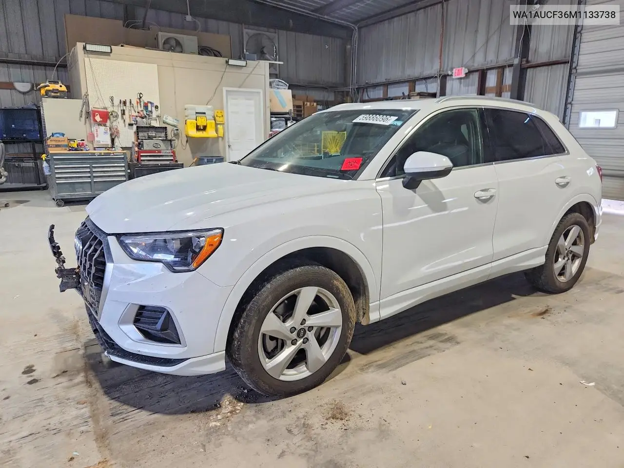 2021 Audi Q3 Premium 40 VIN: WA1AUCF36M1133738 Lot: 59886096