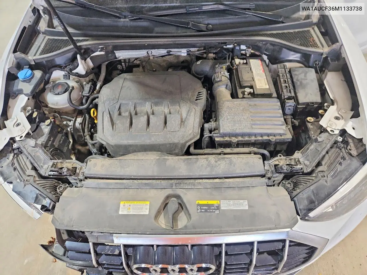 2021 Audi Q3 Premium 40 VIN: WA1AUCF36M1133738 Lot: 59886096