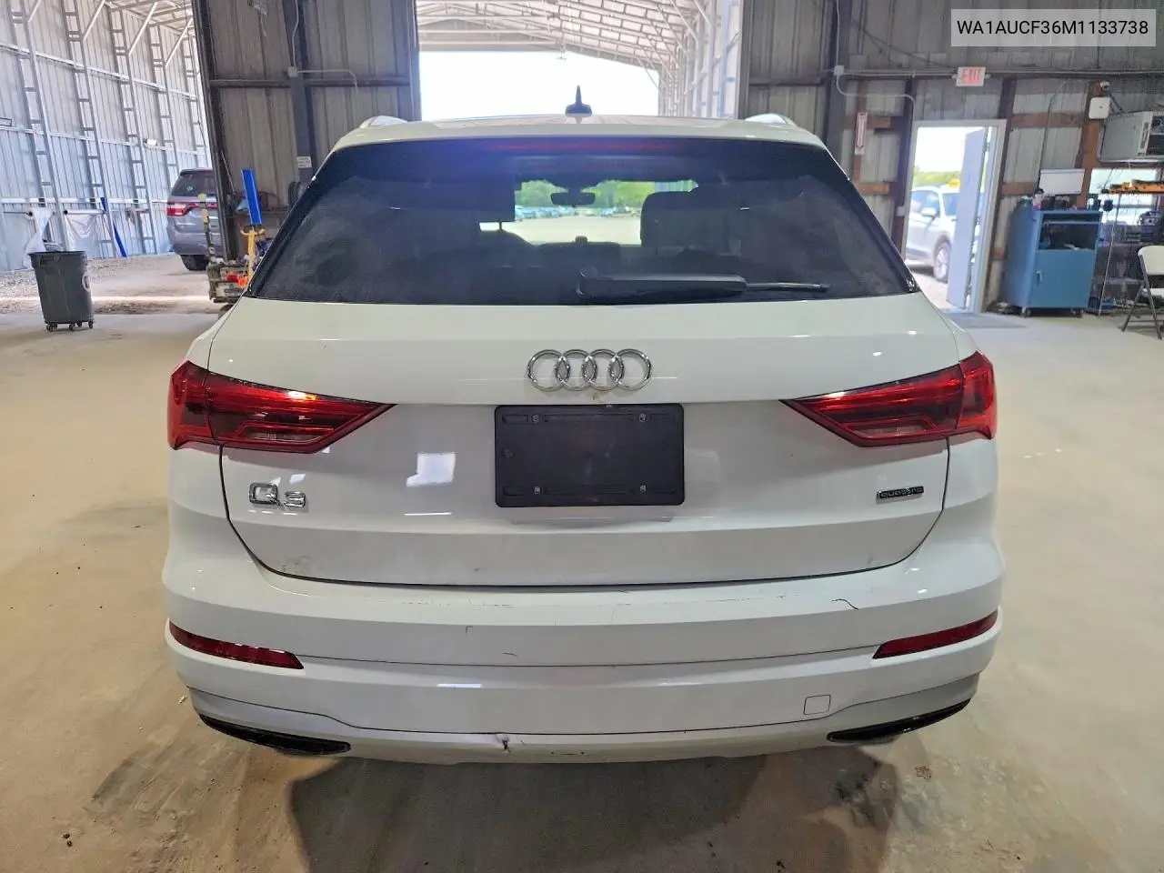 2021 Audi Q3 Premium 40 VIN: WA1AUCF36M1133738 Lot: 59886096