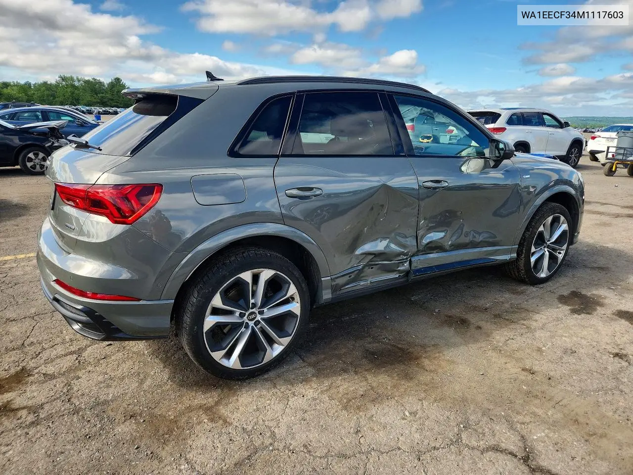 2021 Audi Q3 Premium Plus S Line 45 VIN: WA1EECF34M1117603 Lot: 60307096