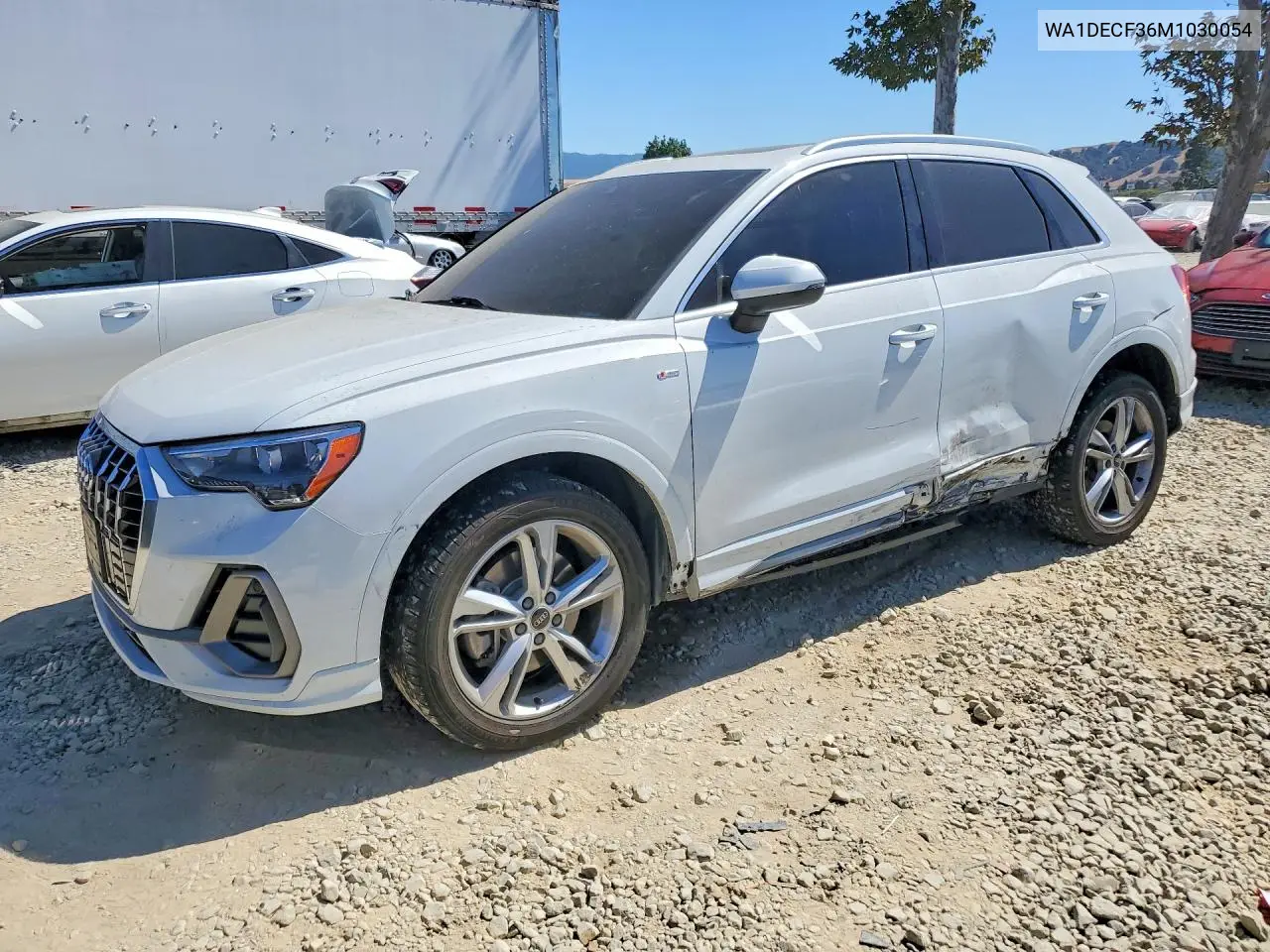 2021 Audi Q3 Premium S Line 45 VIN: WA1DECF36M1030054 Lot: 60442206
