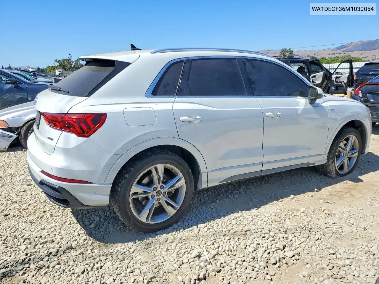 2021 Audi Q3 Premium S Line 45 VIN: WA1DECF36M1030054 Lot: 60442206