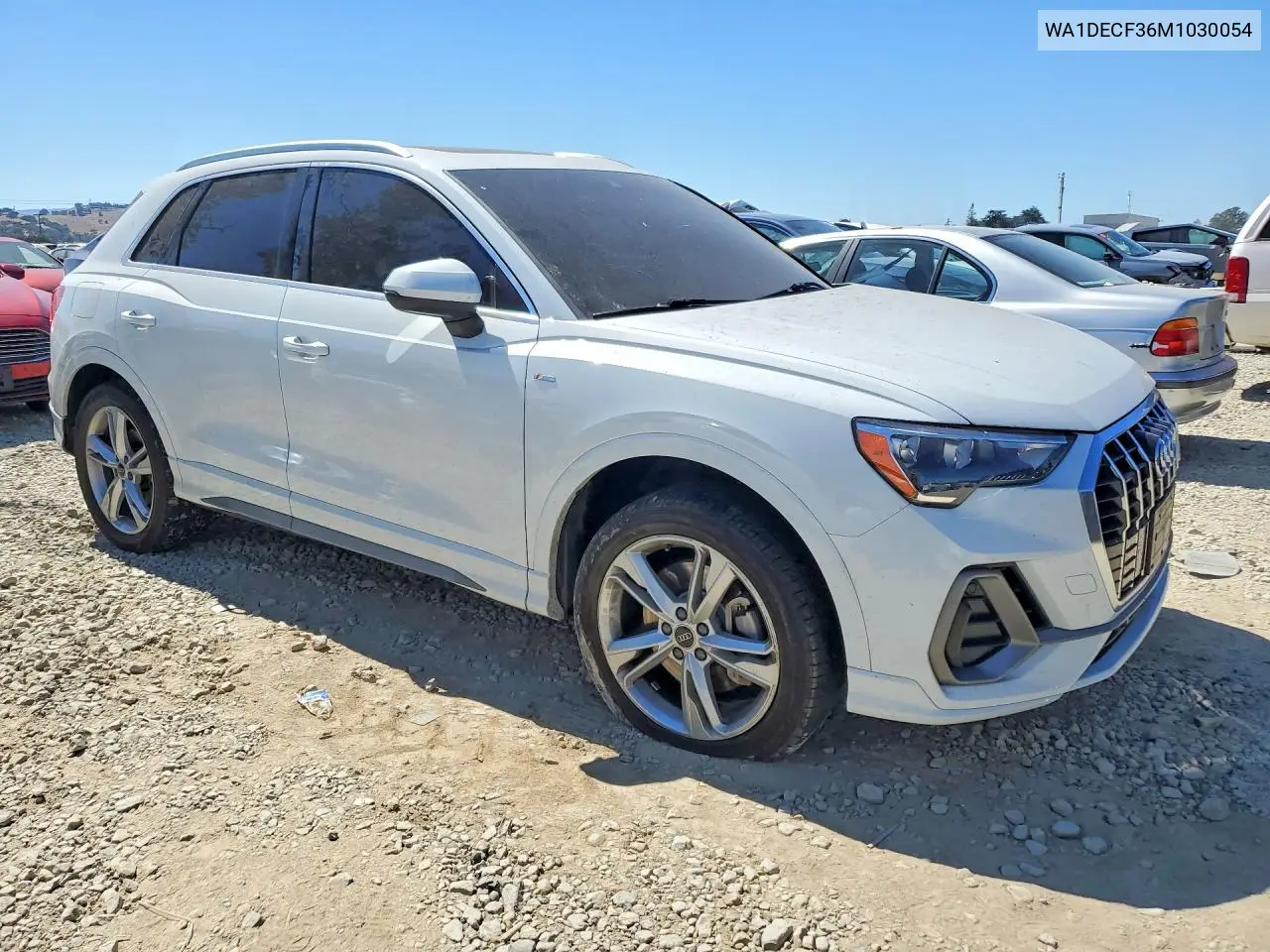 2021 Audi Q3 Premium S Line 45 VIN: WA1DECF36M1030054 Lot: 60442206