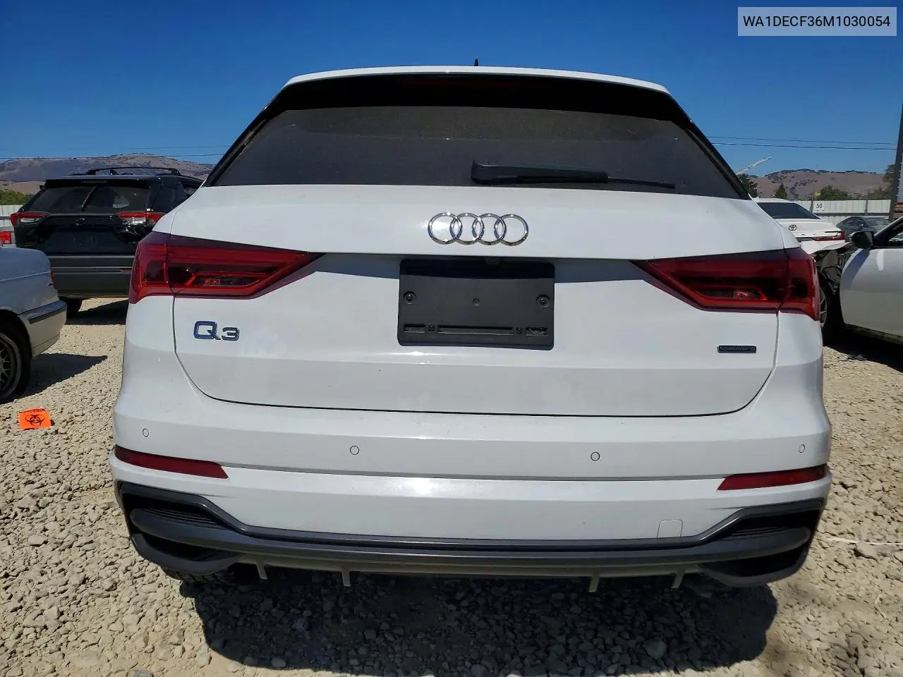 2021 Audi Q3 Premium S Line 45 VIN: WA1DECF36M1030054 Lot: 60442206