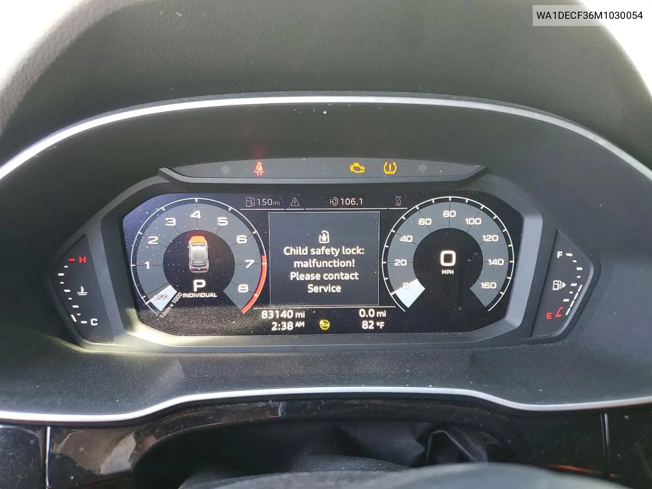 2021 Audi Q3 Premium S Line 45 VIN: WA1DECF36M1030054 Lot: 60442206