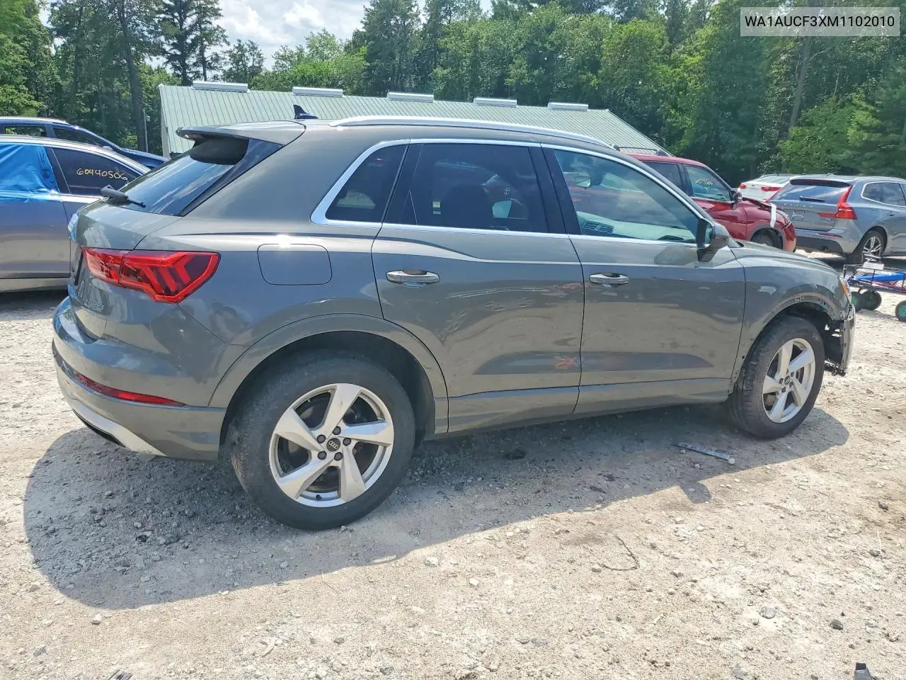 2021 Audi Q3 Premium 40 VIN: WA1AUCF3XM1102010 Lot: 60604886
