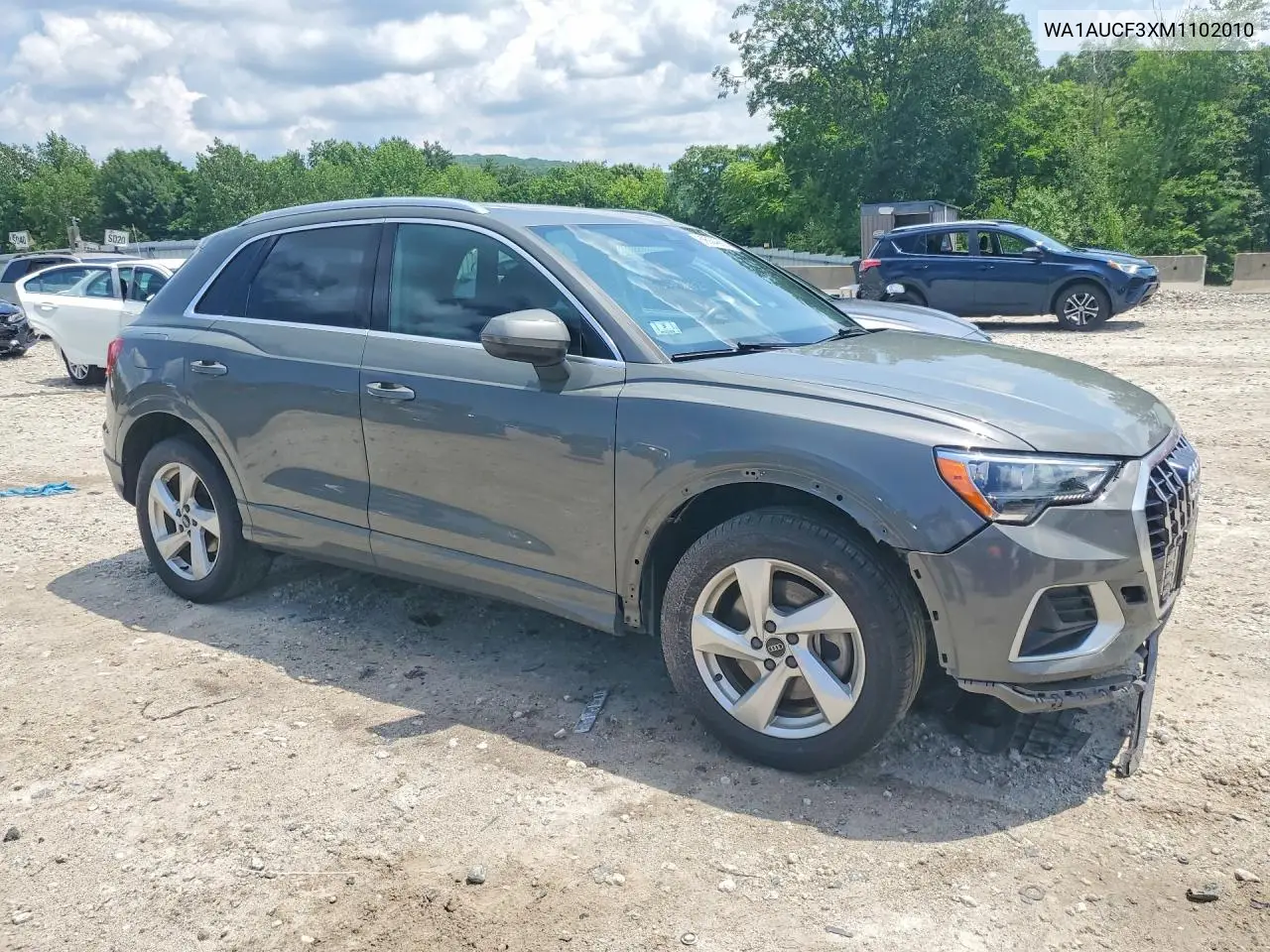 2021 Audi Q3 Premium 40 VIN: WA1AUCF3XM1102010 Lot: 60604886