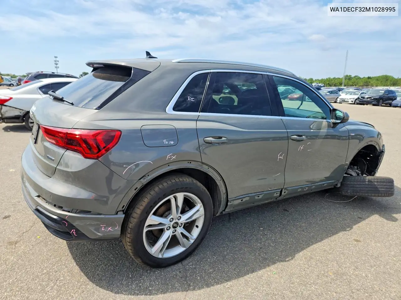 2021 Audi Q3 Premium S Line 45 VIN: WA1DECF32M1028995 Lot: 60678766