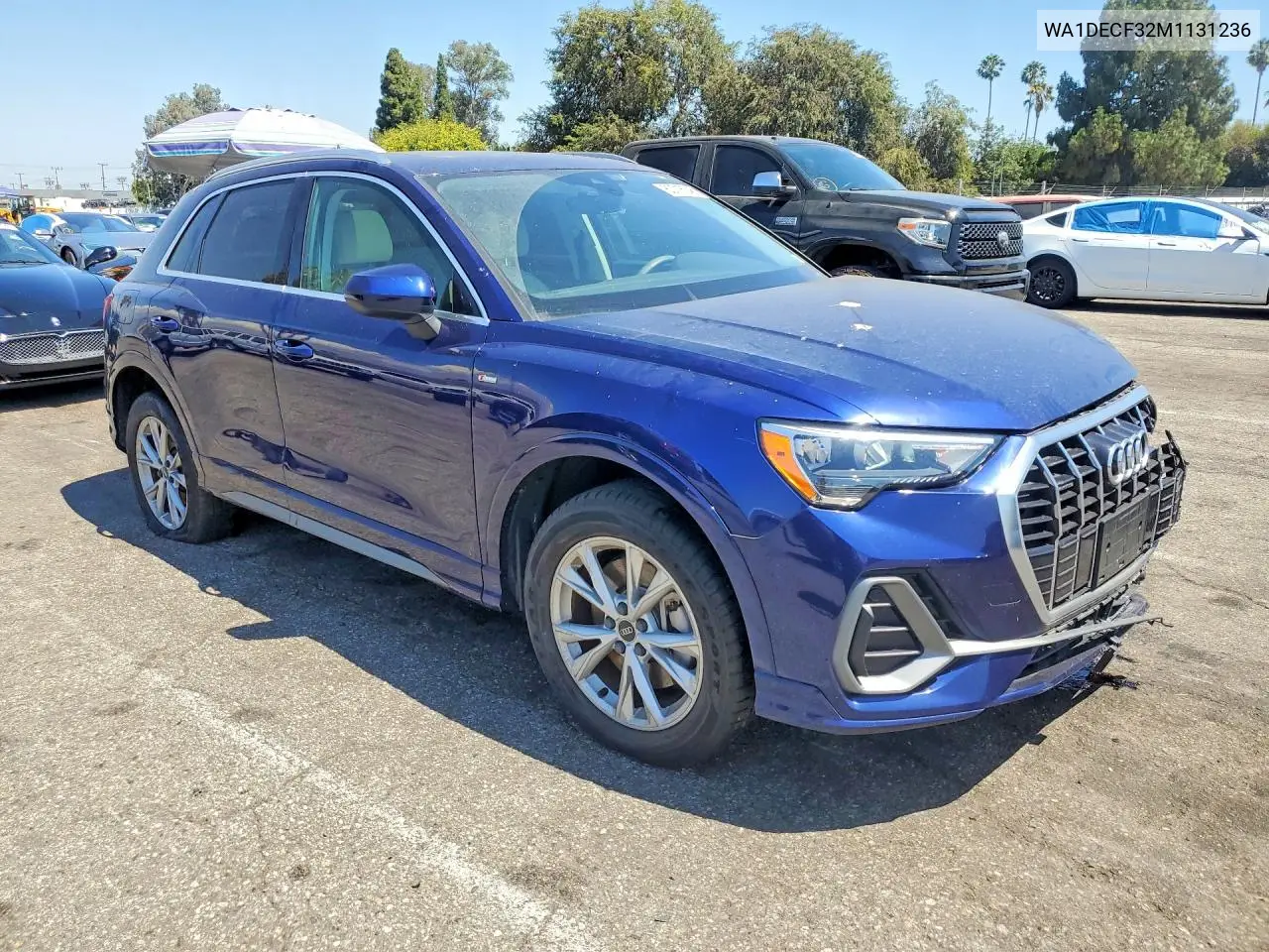 2021 Audi Q3 Premium S Line 45 VIN: WA1DECF32M1131236 Lot: 60716246