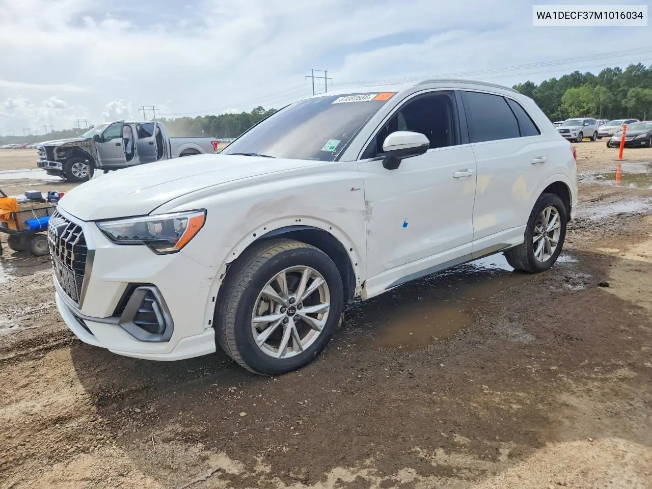 2021 Audi Q3 Premium S Line 45 VIN: WA1DECF37M1016034 Lot: 61082886