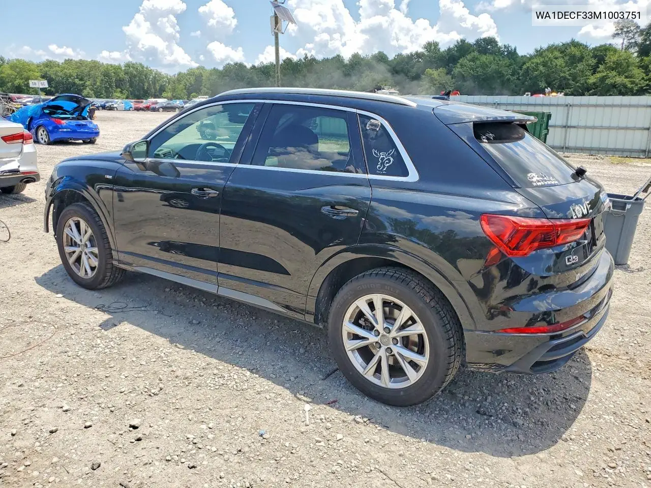 2021 Audi Q3 Premium S Line 45 VIN: WA1DECF33M1003751 Lot: 61528836