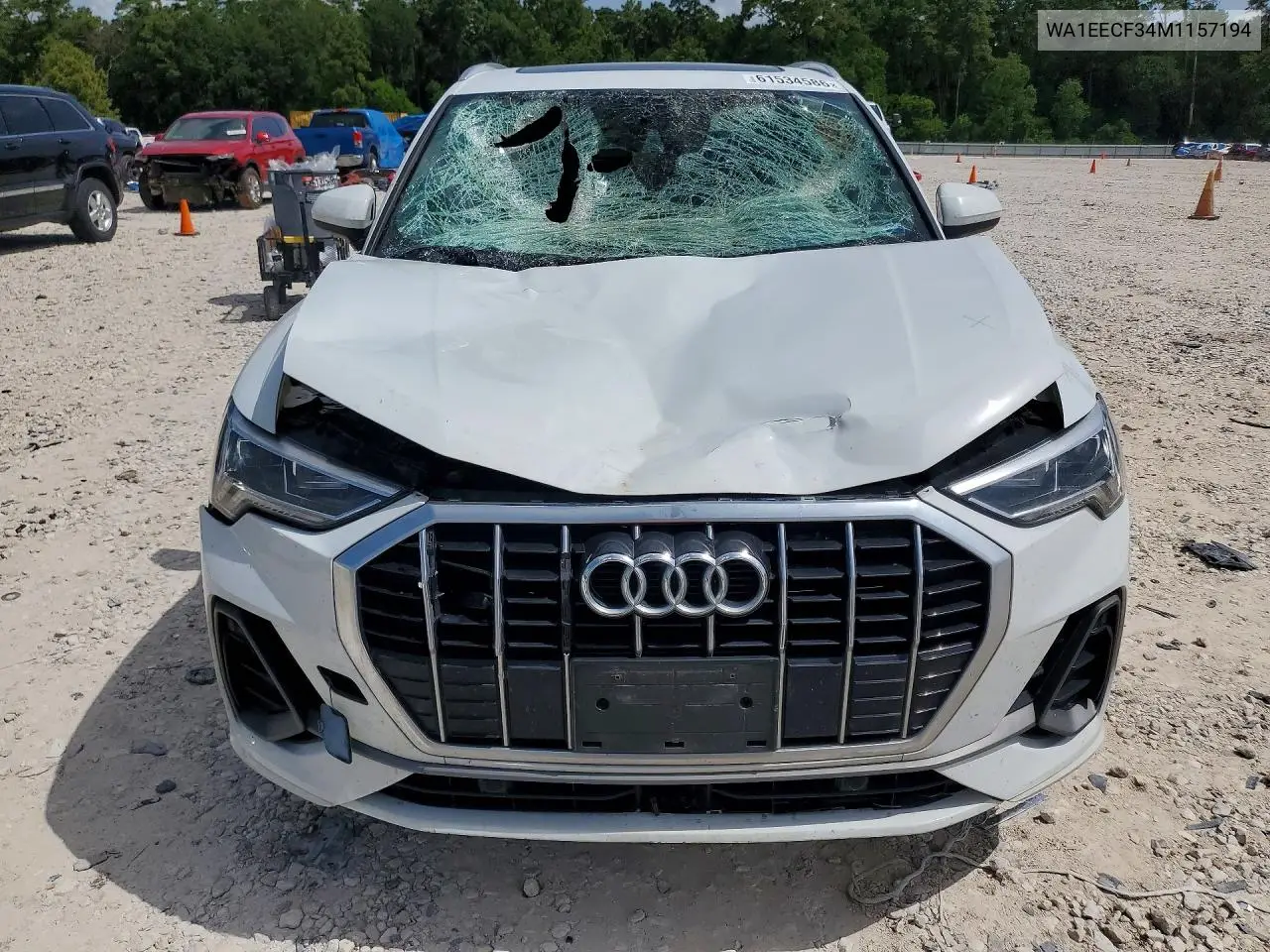 2021 Audi Q3 Premium Plus S Line 45 VIN: WA1EECF34M1157194 Lot: 61534586