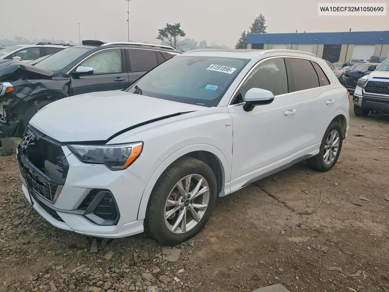 2021 Audi Q3 Premium S Line 45 VIN: WA1DECF32M1050690 Lot: 61591896