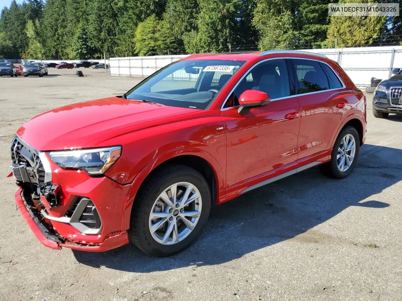 2021 Audi Q3 Premium S Line 45