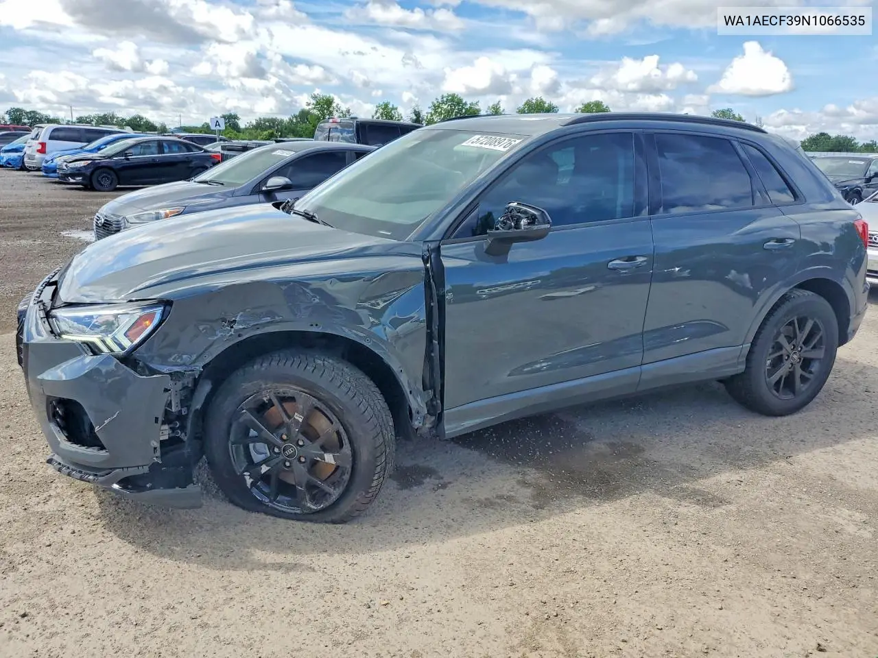 2022 Audi Q3 VIN: WA1AECF39N1066535 Lot: 57208976