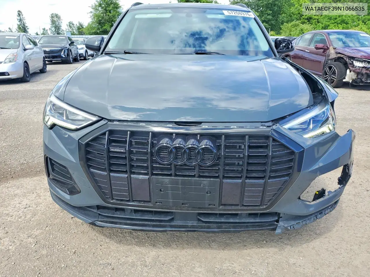 2022 Audi Q3 VIN: WA1AECF39N1066535 Lot: 57208976