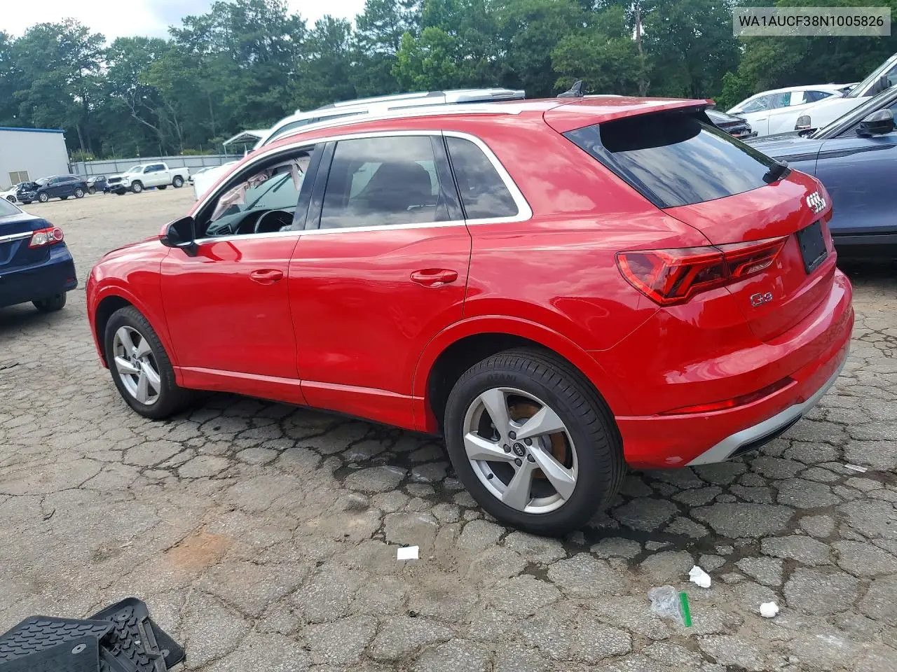 2022 Audi Q3 Premium 40 VIN: WA1AUCF38N1005826 Lot: 57719696