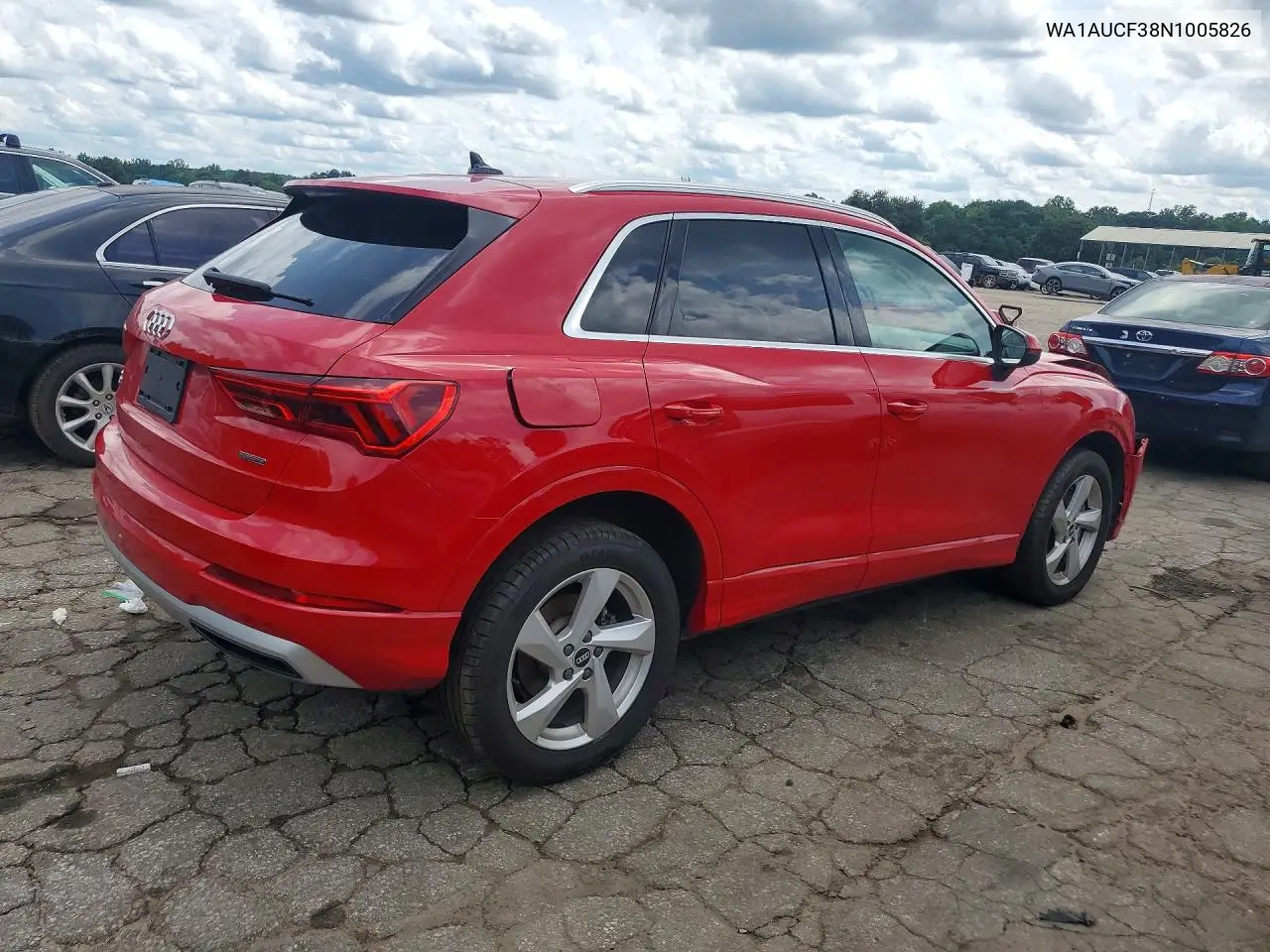 2022 Audi Q3 Premium 40 VIN: WA1AUCF38N1005826 Lot: 57719696