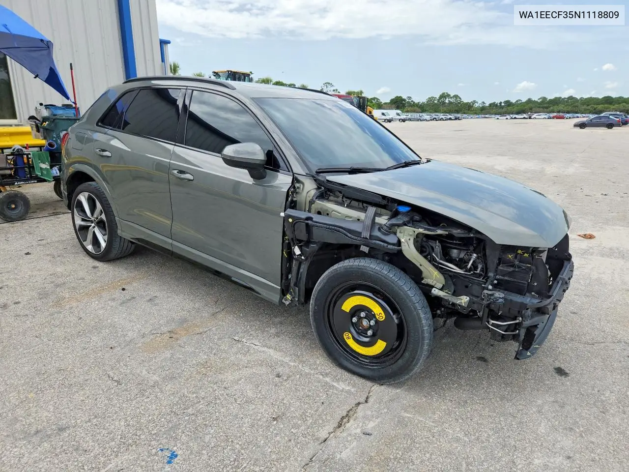 2022 Audi Q3 Premium Plus S Line 45 VIN: WA1EECF35N1118809 Lot: 58383306