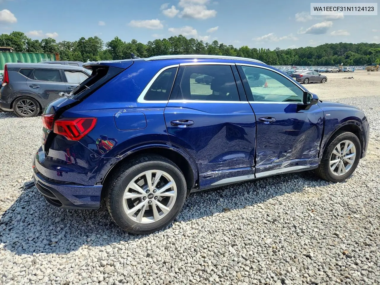 2022 Audi Q3 Premium Plus S Line 45 VIN: WA1EECF31N1124123 Lot: 58837176