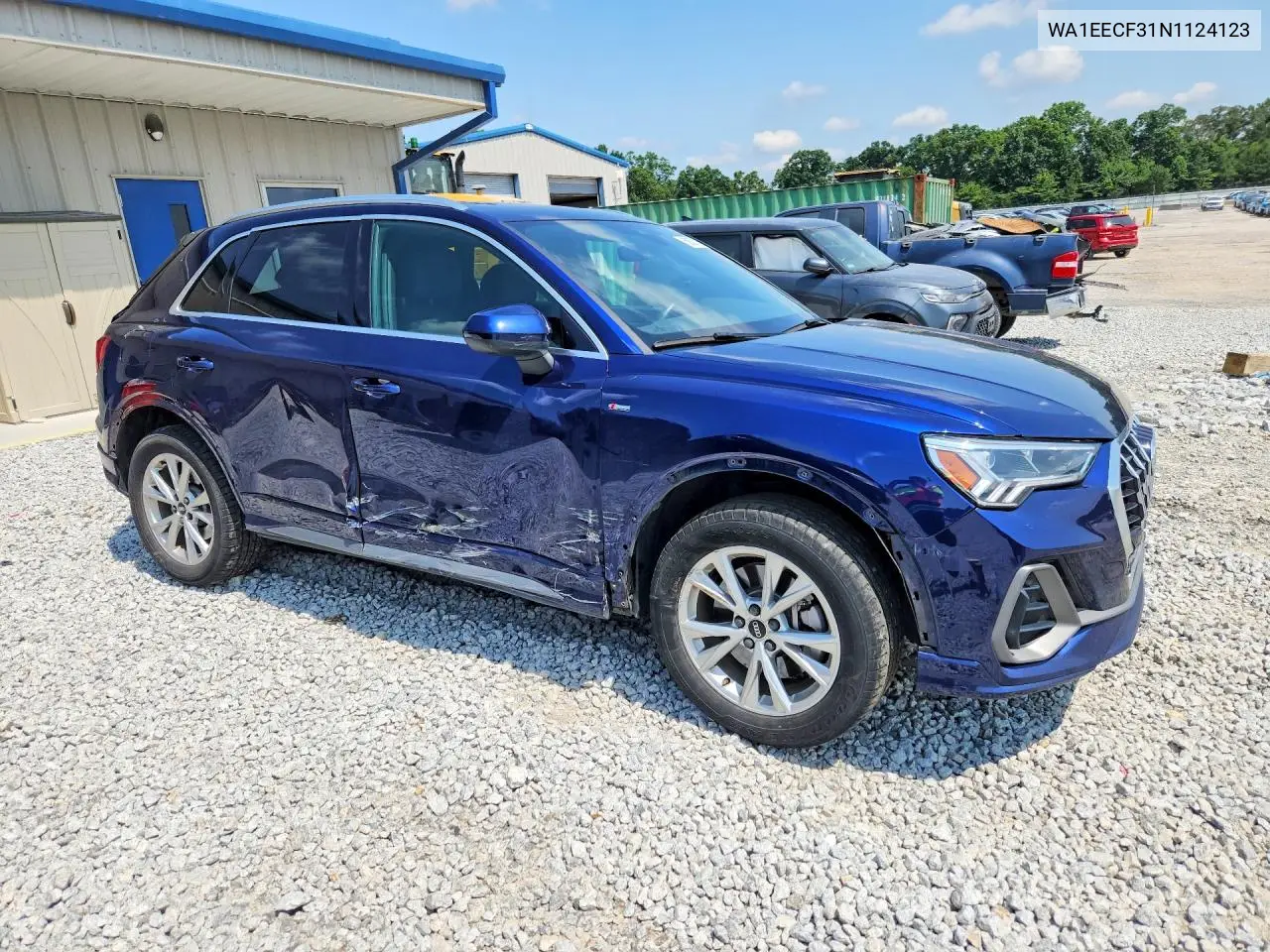 2022 Audi Q3 Premium Plus S Line 45 VIN: WA1EECF31N1124123 Lot: 58837176