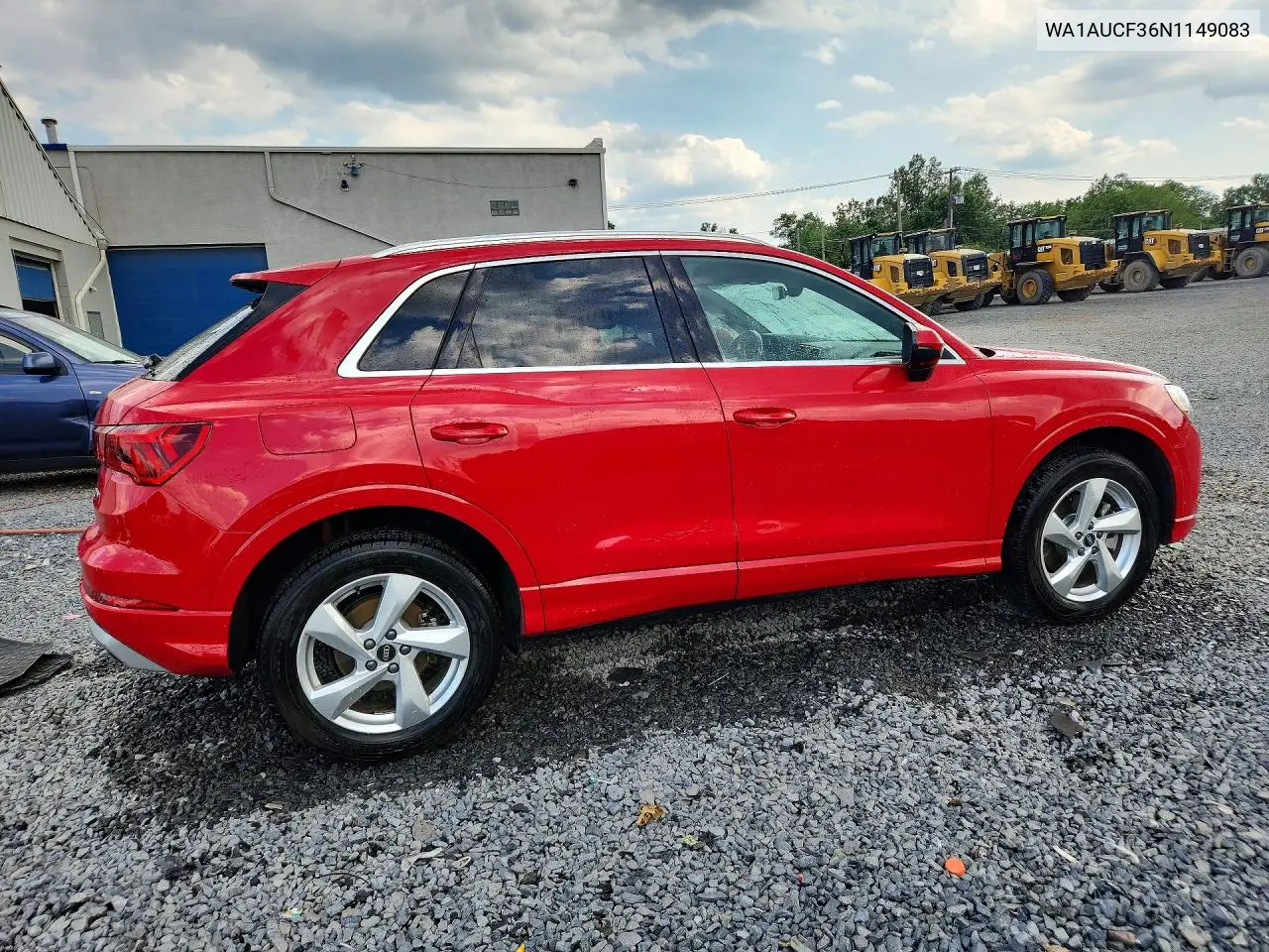 2022 Audi Q3 Premium 40 VIN: WA1AUCF36N1149083 Lot: 59170196