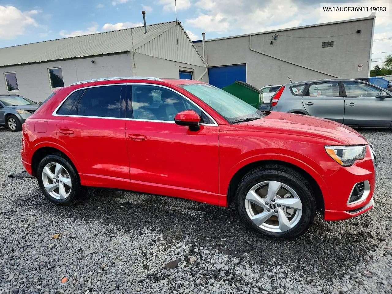 2022 Audi Q3 Premium 40 VIN: WA1AUCF36N1149083 Lot: 59170196