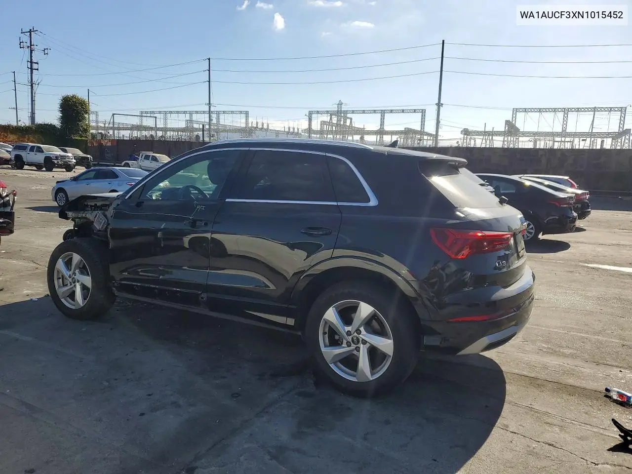 2022 Audi Q3 Premium 40 VIN: WA1AUCF3XN1015452 Lot: 59615946