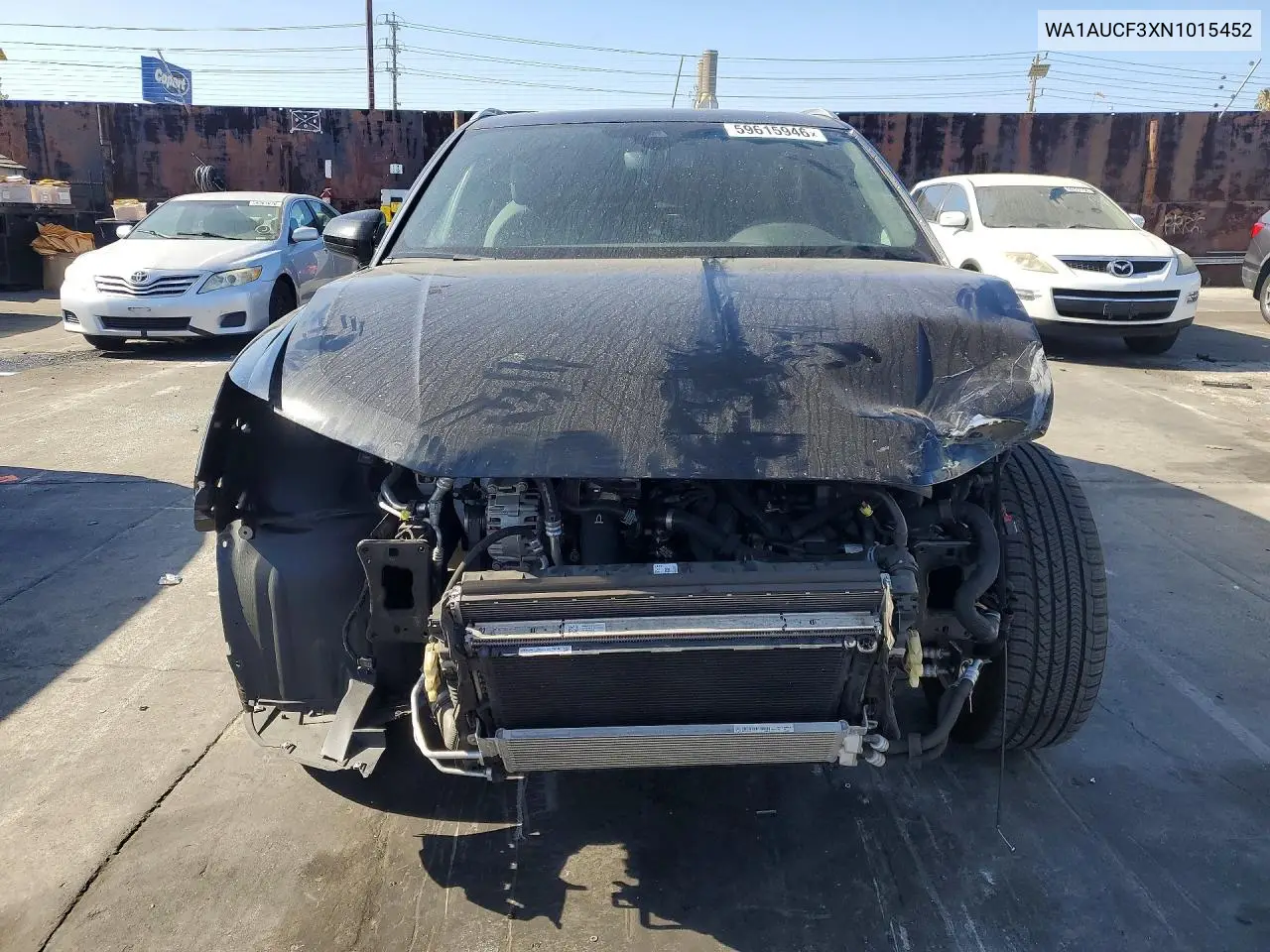 2022 Audi Q3 Premium 40 VIN: WA1AUCF3XN1015452 Lot: 59615946