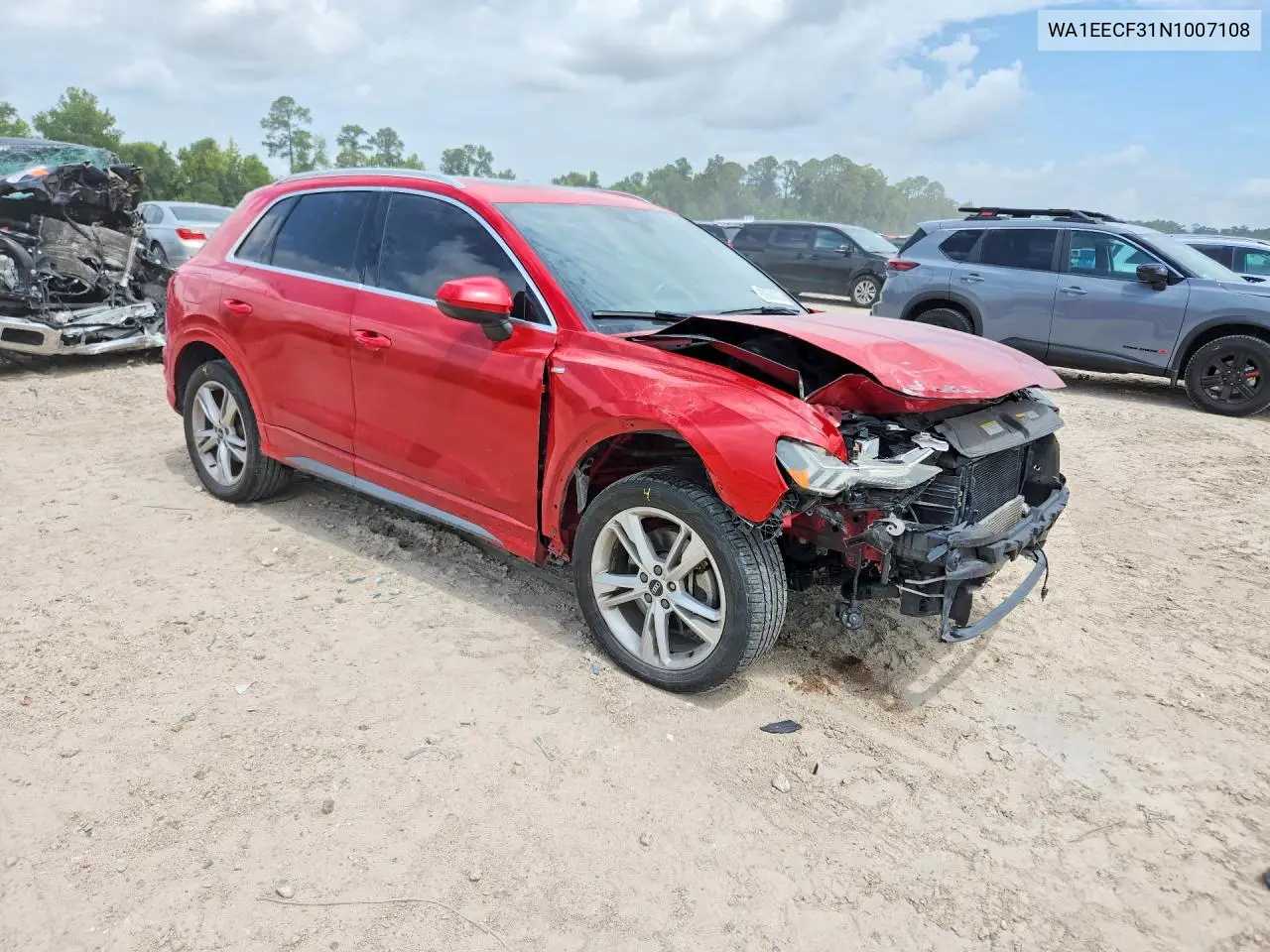 2022 Audi Q3 Premium Plus S Line 45 VIN: WA1EECF31N1007108 Lot: 60600036
