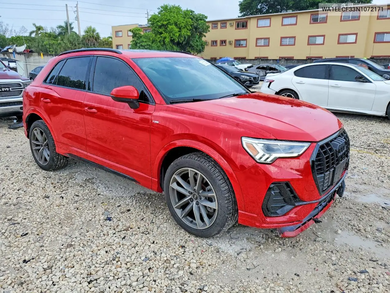 2022 Audi Q3 Premium Plus S Line 45 VIN: WA1EECF33N1072171 Lot: 61221856