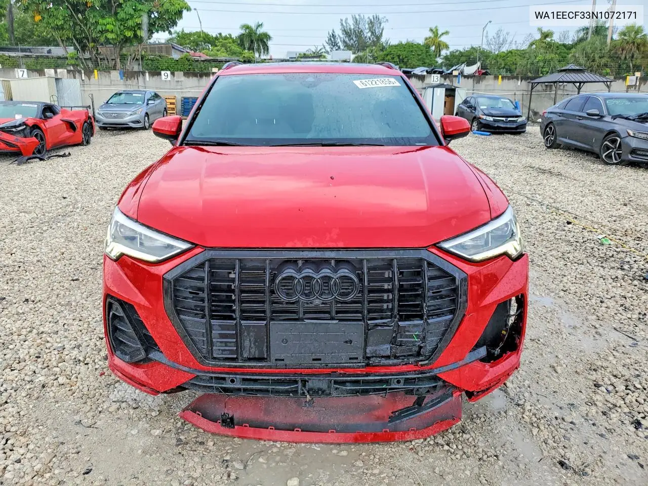 2022 Audi Q3 Premium Plus S Line 45 VIN: WA1EECF33N1072171 Lot: 61221856