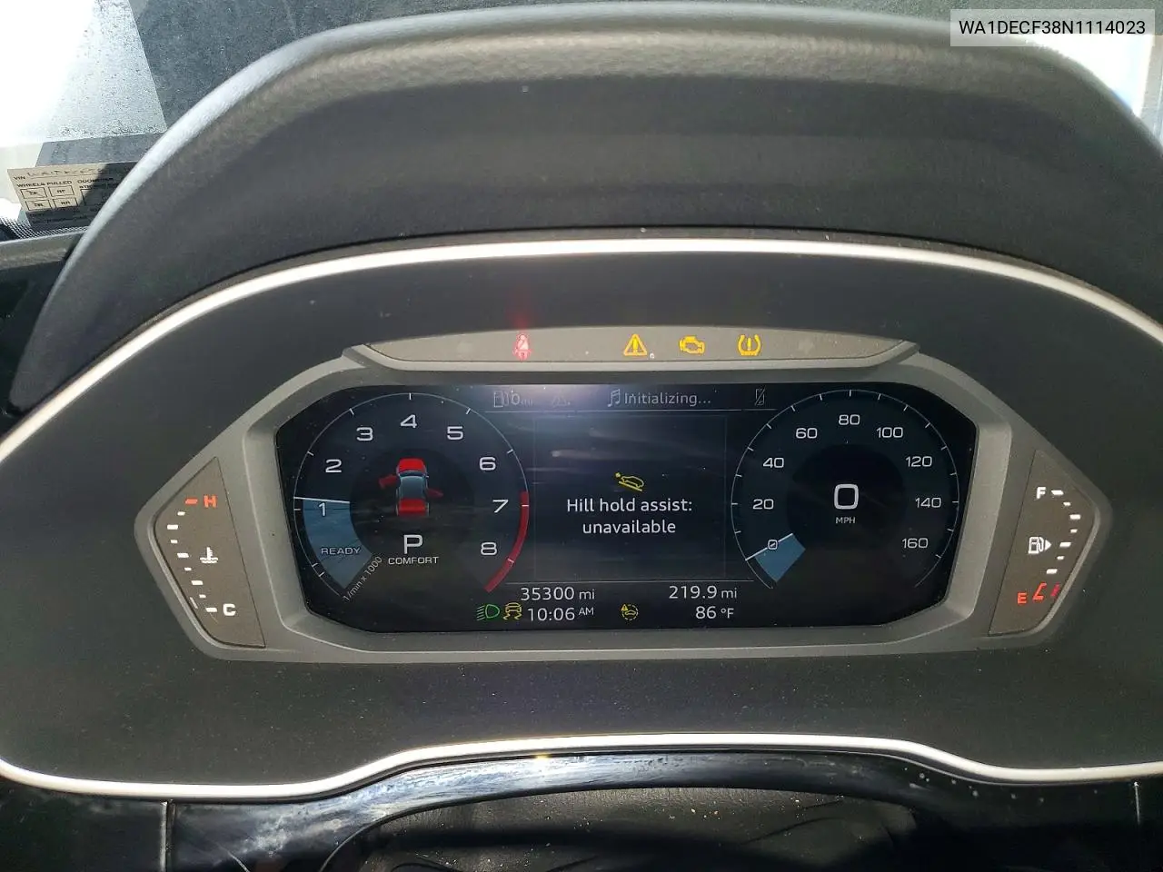 2022 Audi Q3 Premium S Line 45 VIN: WA1DECF38N1114023 Lot: 61465876