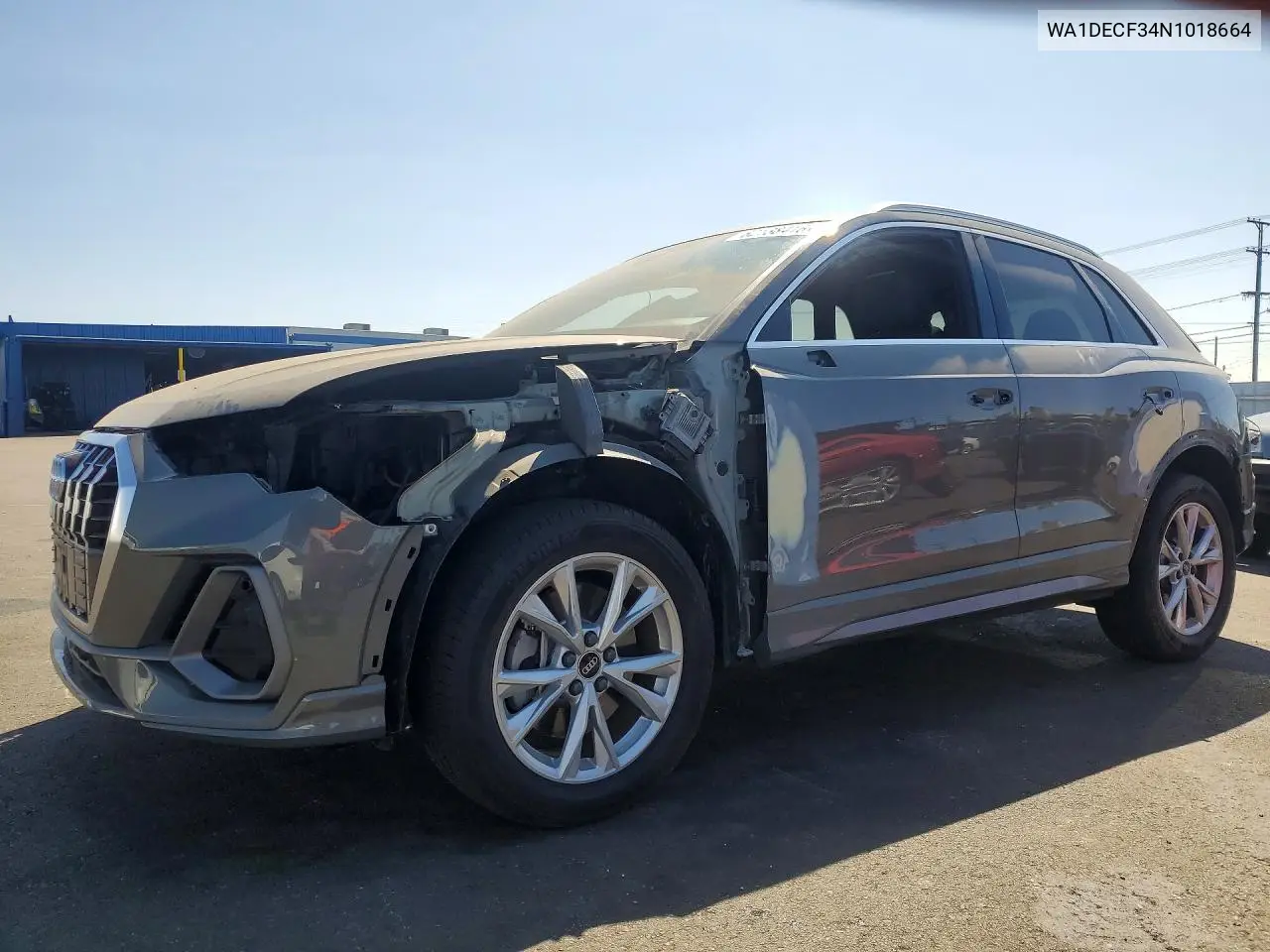 2022 Audi Q3 Premium S Line 45 VIN: WA1DECF34N1018664 Lot: 62138416