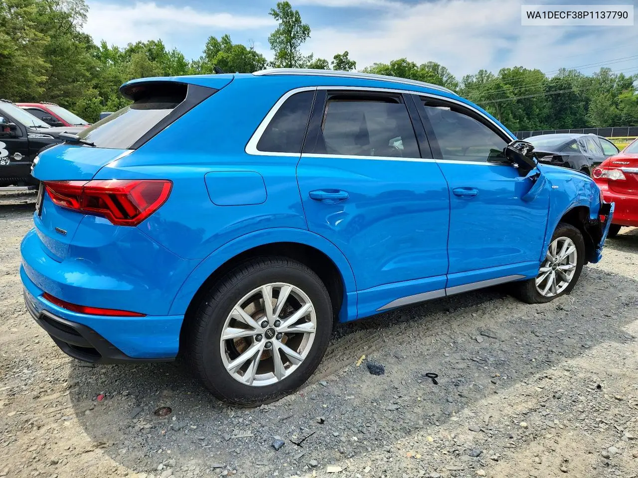 2023 Audi Q3 Premium S Line 45 VIN: WA1DECF38P1137790 Lot: 58478946