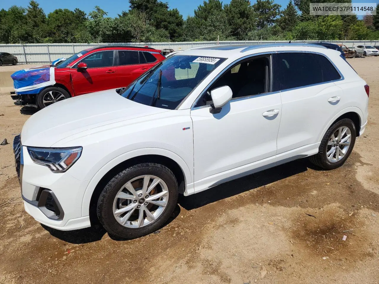 2023 Audi Q3 Premium S Line 45 VIN: WA1DECF37P1114548 Lot: 59858956