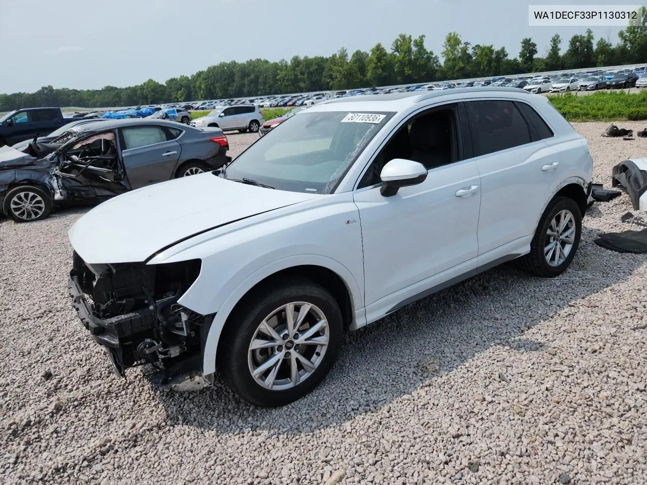 2023 Audi Q3 Premium S Line 45 VIN: WA1DECF33P1130312 Lot: 60110936