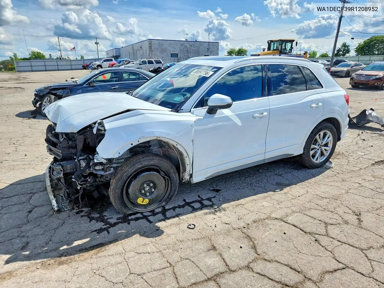 2024 Audi Q3 Premium S Line 45 VIN: WA1DECF39R1208952 Lot: 58897796