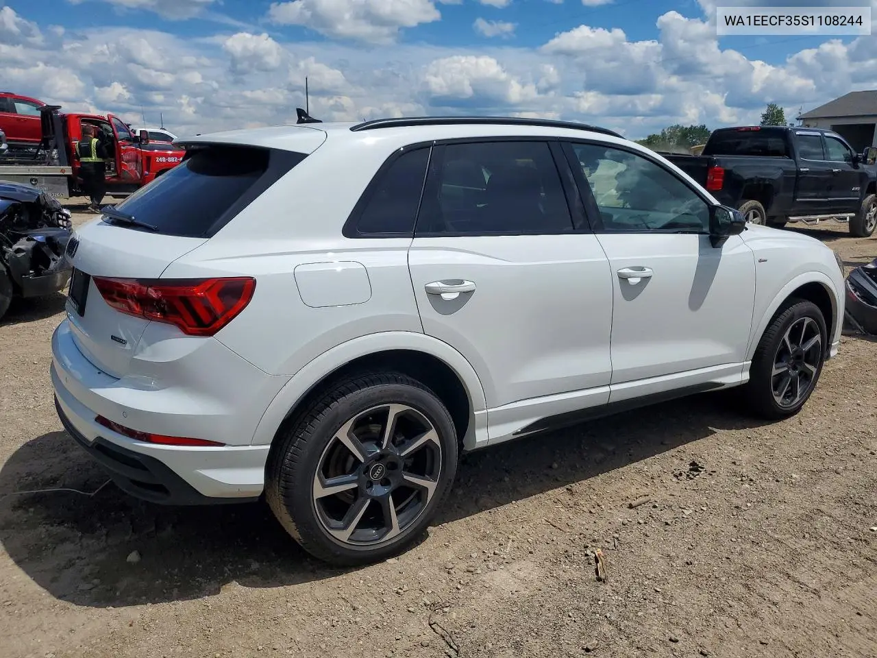 2025 Audi Q3 Premium Plus S Line 45 VIN: WA1EECF35S1108244 Lot: 58375186