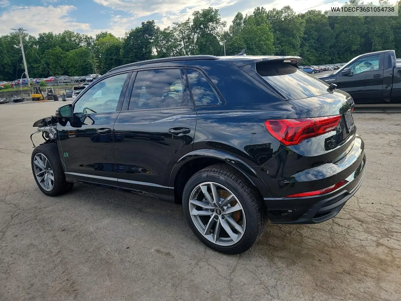 2025 Audi Q3 Premium S Line 45 VIN: WA1DECF36S1054738 Lot: 60299226