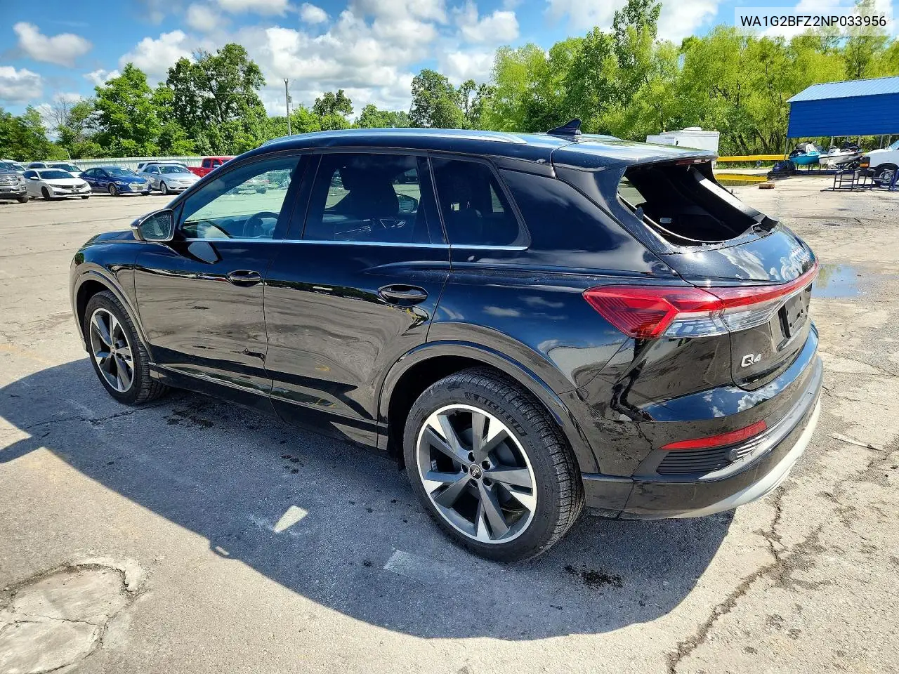 2022 Audi Q4 E-Tron Premium VIN: WA1G2BFZ2NP033956 Lot: 54653026