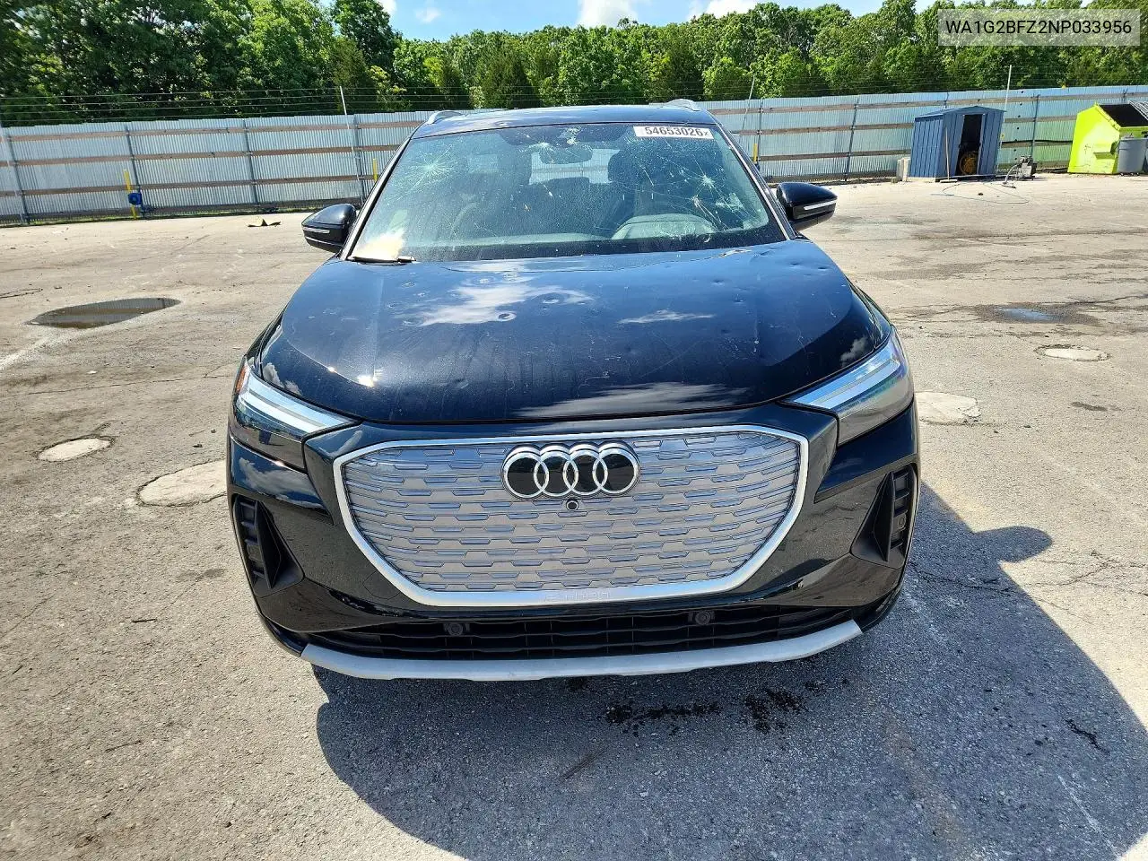 2022 Audi Q4 E-Tron Premium VIN: WA1G2BFZ2NP033956 Lot: 54653026