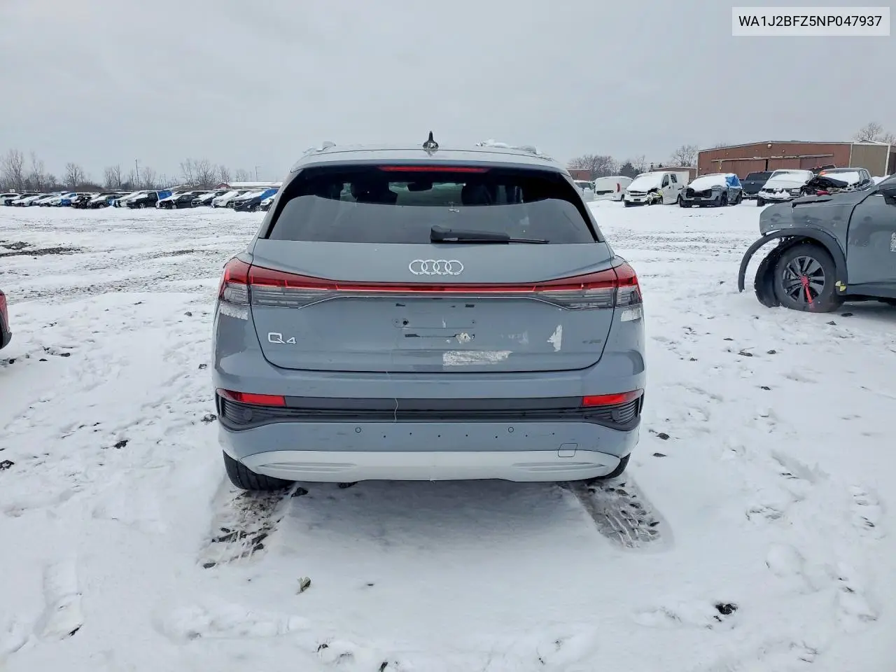 2022 Audi Q4 E-Tron Prestige VIN: WA1J2BFZ5NP047937 Lot: 76075005