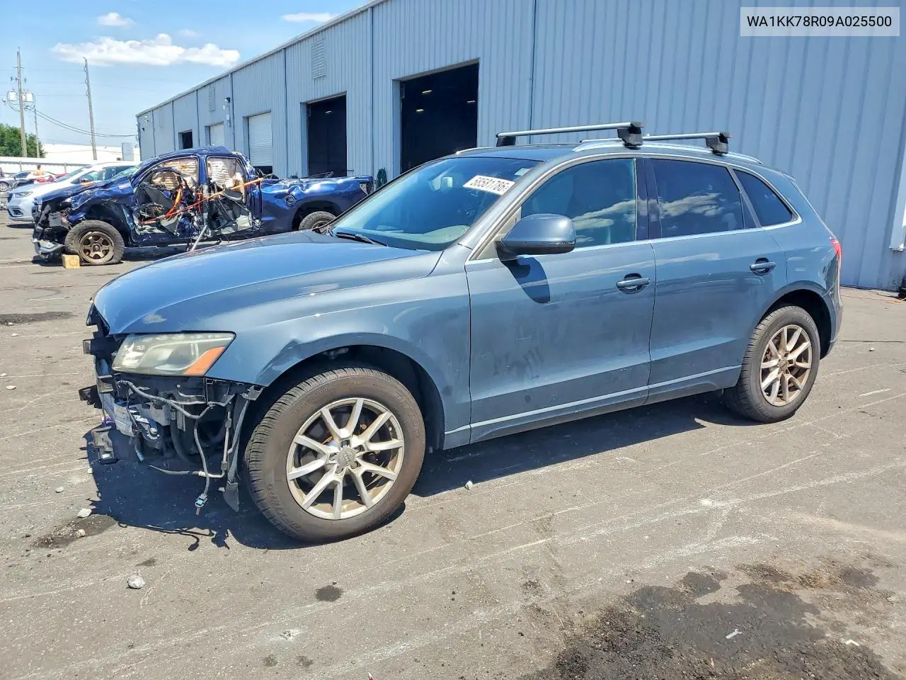 2009 Audi Q5 3.2 VIN: WA1KK78R09A025500 Lot: 58581786