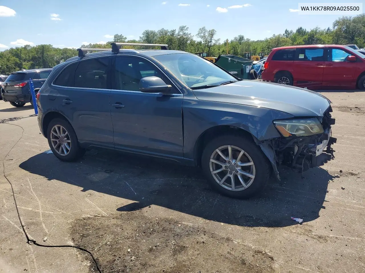 2009 Audi Q5 3.2 VIN: WA1KK78R09A025500 Lot: 58581786