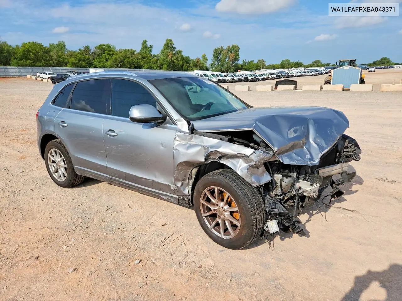 2011 Audi Q5 Premium Plus VIN: WA1LFAFPXBA043371 Lot: 61052706