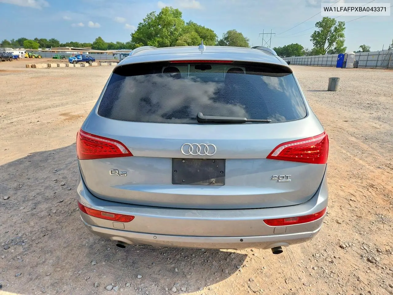 2011 Audi Q5 Premium Plus VIN: WA1LFAFPXBA043371 Lot: 61052706