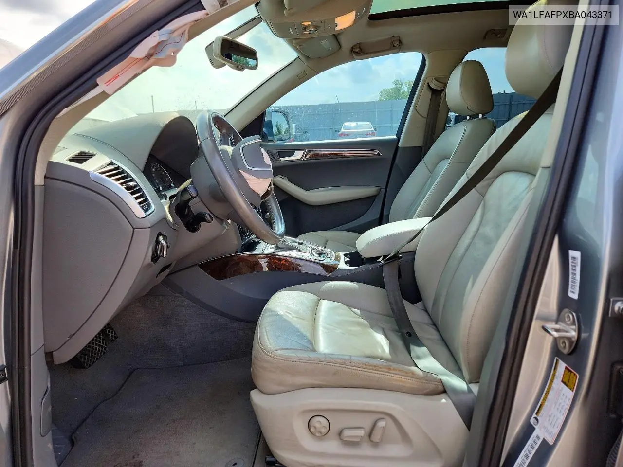 2011 Audi Q5 Premium Plus VIN: WA1LFAFPXBA043371 Lot: 61052706