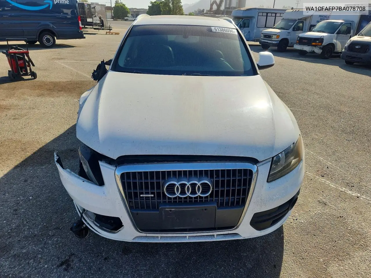 2011 Audi Q5 Premium VIN: WA1CFAFP7BA078708 Lot: 61386096
